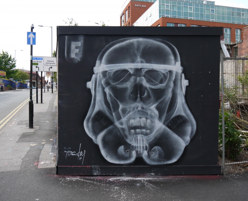 stormtrooper x-ray street art