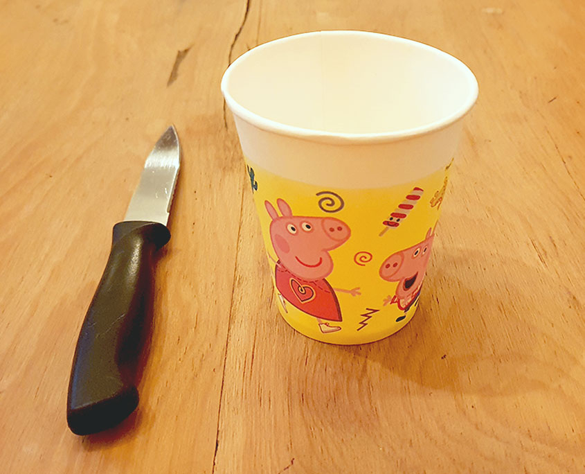 Make your own tea strainer 1