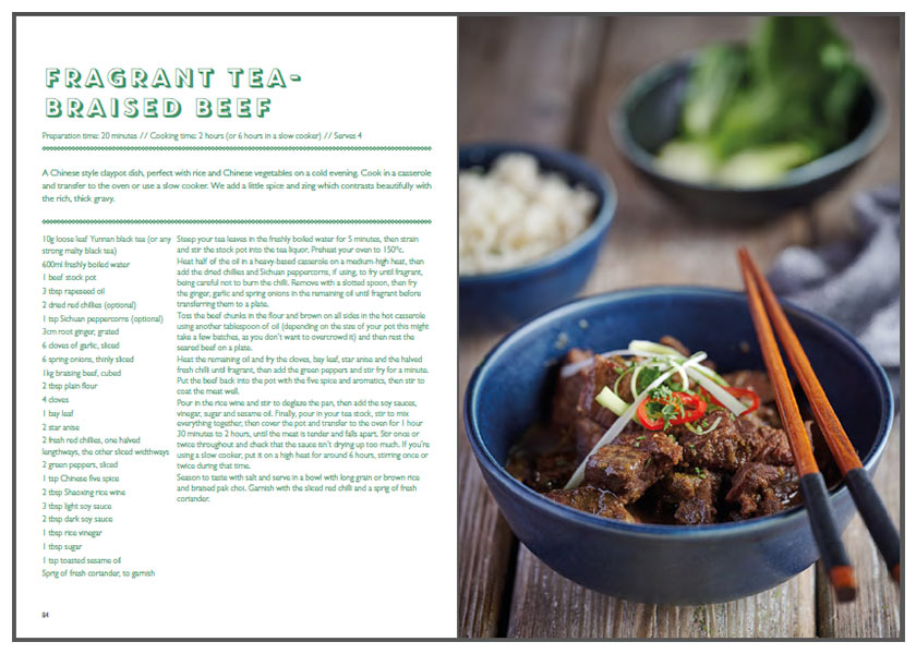 Tea for the People Recipe Book Tea Braised Beef Recipe Page